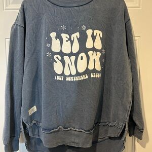 Simply Southern Blue Women's Sweater